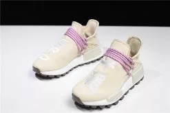 2018 Pharrell Williams X Adidas Human Race NMD Hu "NERD" Cream White Pink EE8102 -Adidas Yeezy shop 2018 Pharrell Williams x adidas Human Race NMD Hu NERD Cream White Pink 2