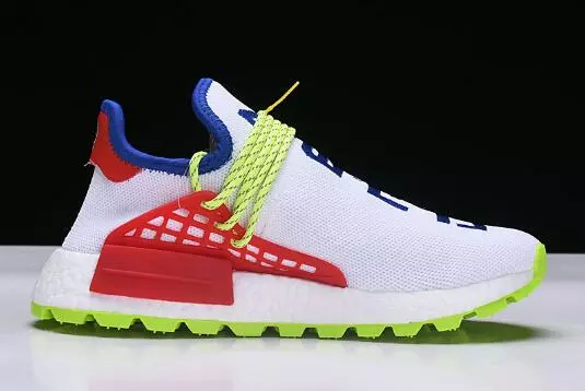 Adidas 2018 Pharrell X NMD Human Race Trail "Homecoming" White Blue Red EE6283 4 Adidas 2018 Pharrell X NMD Human Race Trail "Homecoming" White Blue Red EE6283 - Image 2