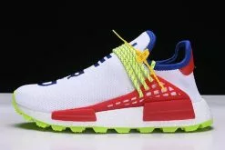 Adidas 2018 Pharrell X NMD Human Race Trail "Homecoming" White Blue Red EE6283