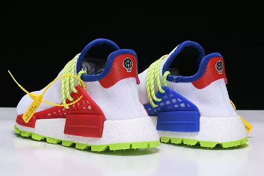 Adidas 2018 Pharrell X NMD Human Race Trail "Homecoming" White Blue Red EE6283 7 Adidas 2018 Pharrell X NMD Human Race Trail "Homecoming" White Blue Red EE6283 - Image 5