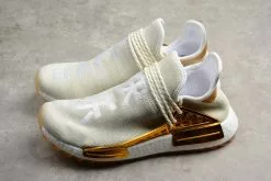 2018 Pharrell X Adidas NMD Human Race "Happy" China Exclusive Metallic Gold/Footwear White F99672 14 2018 Pharrell X Adidas NMD Human Race "Happy" China Exclusive Metallic Gold/Footwear White F99672 -Adidas Yeezy shop 2018 Pharrell x adidas NMD Human Race Happy China Exclusive Metallic Gold Footwear White 6