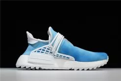 Adidas Yeezy shop -Adidas Yeezy shop 2018 Pharrell x adidas Originals NMD Human Race China Exclusive Peace Blue Footwear White 1