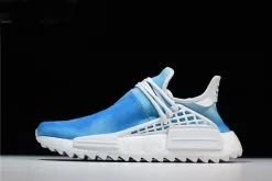 2018 Pharrell X Adidas Originals NMD Human Race "China Exclusive" Peace Blue/Footwear White F99673