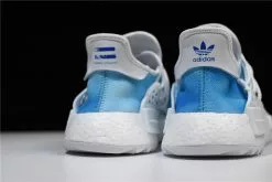 2018 Pharrell X Adidas Originals NMD Human Race "China Exclusive" Peace Blue/Footwear White F99673 -Adidas Yeezy shop 2018 Pharrell x adidas Originals NMD Human Race China Exclusive Peace Blue Footwear White 3