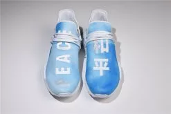 2018 Pharrell X Adidas Originals NMD Human Race "China Exclusive" Peace Blue/Footwear White F99673 -Adidas Yeezy shop 2018 Pharrell x adidas Originals NMD Human Race China Exclusive Peace Blue Footwear White 5