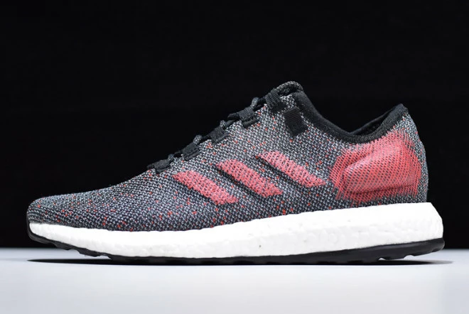 2019 Adidas Pure Boost Black Red White B7777 For Sale 3 2019 Adidas Pure Boost Black Red White B7777 For Sale