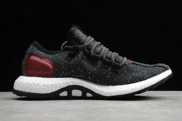 2019 Adidas Pure Boost Black/Varsity Red-White B37783 For Sale 4 2019 Adidas Pure Boost Black/Varsity Red-White B37783 For Sale - Image 2