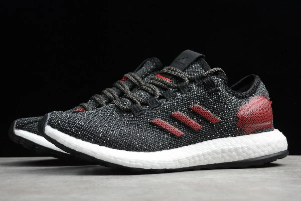 2019 Adidas Pure Boost Black/Varsity Red-White B37783 For Sale 5 2019 Adidas Pure Boost Black/Varsity Red-White B37783 For Sale - Image 3