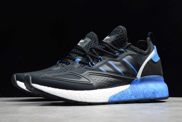2020 Adidas ZX 2K Boost Black/Bright Royal FY1458 For Sale 5 2020 Adidas ZX 2K Boost Black/Bright Royal FY1458 For Sale - Image 3