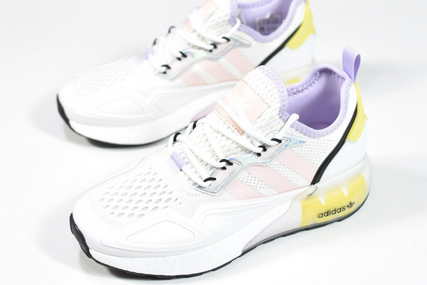 2020 Wmns Adidas ZX 2K Boost White Pink Tint FY3028 For Sale 4 2020 Wmns Adidas ZX 2K Boost White Pink Tint FY3028 For Sale - Image 3
