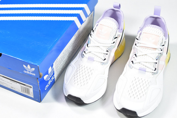 2020 Wmns Adidas ZX 2K Boost White Pink Tint FY3028 For Sale 5 2020 Wmns Adidas ZX 2K Boost White Pink Tint FY3028 For Sale - Image 4