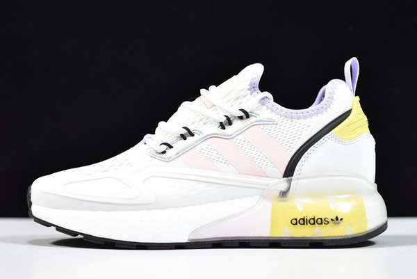 2020 Wmns Adidas ZX 2K Boost White Pink Tint FY3028 For Sale 2 2020 Wmns Adidas ZX 2K Boost White Pink Tint FY3028 For Sale