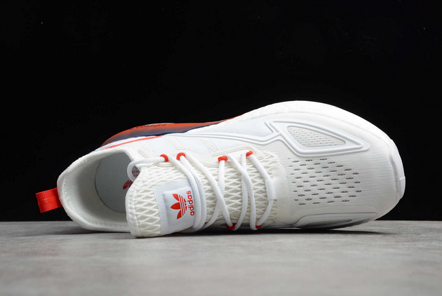 2020 Adidas ZX 2K Boost White/Red-Midnight FZ44640 For Sale 6 2020 Adidas ZX 2K Boost White/Red-Midnight FZ44640 For Sale - Image 4