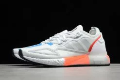 2021 Adidas ZX 2K Boost Cloud White Silver Metallic FY5725 For Sale -Adidas Yeezy shop 2021 Adidas ZX 2K Boost Cloud White Silver Metallic FY5725 For Sale 2