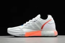 2021 Adidas ZX 2K Boost Cloud White Silver Metallic FY5725 For Sale