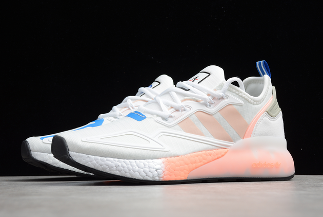 2021 Nasa X Adidas Originals ZX 2K Boost Crystal White/True Pink-Matte Silver FZ3900 For Sale 5 2021 Nasa X Adidas Originals ZX 2K Boost Crystal White/True Pink-Matte Silver FZ3900 For Sale - Image 3
