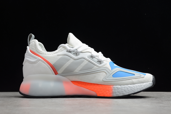 2021 Nasa X Adidas Originals ZX 2K Boost White/Grey-Orange FX5725 For Sale 4 2021 Nasa X Adidas Originals ZX 2K Boost White/Grey-Orange FX5725 For Sale - Image 2