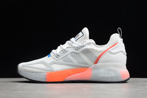 2021 Nasa X Adidas Originals ZX 2K Boost White/Grey-Orange FX5725 For Sale 3 2021 Nasa X Adidas Originals ZX 2K Boost White/Grey-Orange FX5725 For Sale