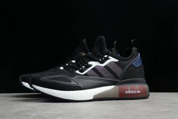 2021 Adidas Originals ZX 2K Black/Solar Red-White FX7475 For Sale 5 2021 Adidas Originals ZX 2K Black/Solar Red-White FX7475 For Sale - Image 3