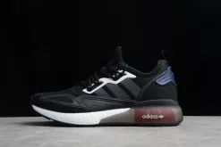2021 Adidas Originals ZX 2K Black/Solar Red-White FX7475 For Sale