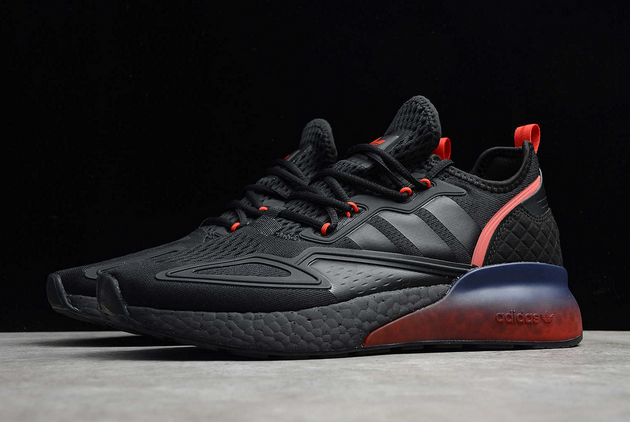 2021 Adidas Originals ZX 2K Boost Gradient Fade Sole Core Black FZ4641 For Sale 5 2021 Adidas Originals ZX 2K Boost Gradient Fade Sole Core Black FZ4641 For Sale - Image 3