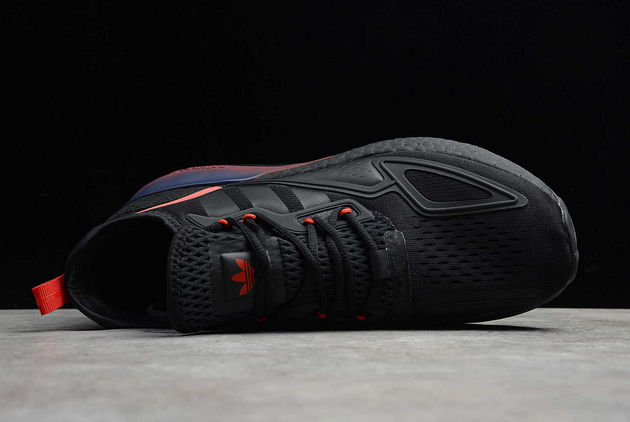 2021 Adidas Originals ZX 2K Boost Gradient Fade Sole Core Black FZ4641 For Sale 6 2021 Adidas Originals ZX 2K Boost Gradient Fade Sole Core Black FZ4641 For Sale - Image 4