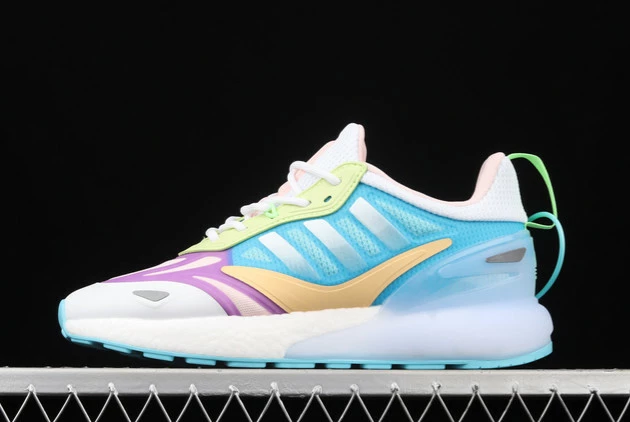 2021 Wmns Adidas ZX 2K Boost 2.0 Cloud White/Cloud White-Light Purple GZ7502 For Sale 3 2021 Wmns Adidas ZX 2K Boost 2.0 Cloud White/Cloud White-Light Purple GZ7502 For Sale