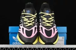 2021 Adidas ZX 2K Boost 2.0 Core Black/Pulse Yellow-Sonic Ink GY8283 For Sale -Adidas Yeezy shop 2021 adidas ZX 2K Boost 2.0 Core Black Pulse Yellow Sonic Ink For Sale 2