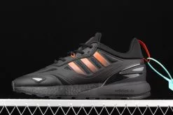 2021 Adidas ZX 2K Boost 2.0 Core Black/Solar Red-Carbon GZ9087 For Sale