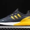 2021 Adidas ZX 2K Boost 2.0 Crew Blue/Semi Solar Gold-Core Black GZ7733 For Sale -Adidas Yeezy shop 2021 adidas ZX 2K Boost 2.0 Crew Blue Semi Solar Gold Core Black GZ7733 For Sale