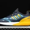 2021 Adidas ZX 2K Boost 2.0 Crew Navy/Semi Solar Gold-Core Black GZ7501 For Sale -Adidas Yeezy shop 2021 adidas ZX 2K Boost 2.0 Crew Navy Semi Solar Gold Core Black GZ7501 For Sale