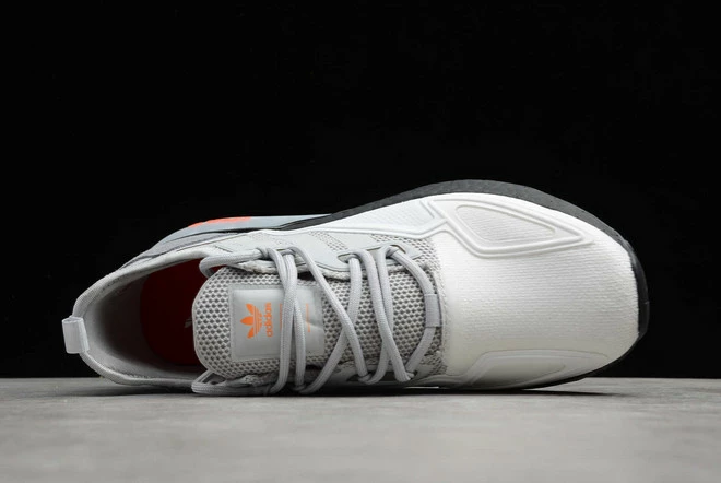 2021 Adidas ZX 2K Boost Cloud White/Grey One-Grey Three H67573 For Sale 6 2021 Adidas ZX 2K Boost Cloud White/Grey One-Grey Three H67573 For Sale - Image 4