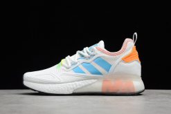 2021 Adidas Wmns ZX 2K Boost Core White/Hazy Sky-Glow Pink H06578 For Sale