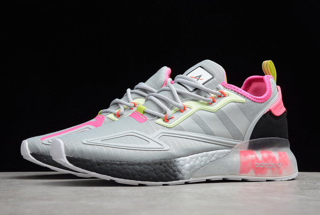 2021 Adidas ZX 2K Boost Dash Grey/Silver Metallic-Yellow Tint FY5695 For Sale 5 2021 Adidas ZX 2K Boost Dash Grey/Silver Metallic-Yellow Tint FY5695 For Sale - Image 3