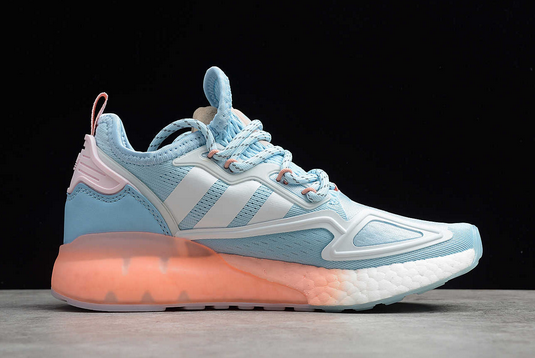 2021 Adidas ZX 2K Boost "Sky Tint Glow Pink" FY0636 For Sale 4 2021 Adidas ZX 2K Boost "Sky Tint Glow Pink" FY0636 For Sale - Image 2