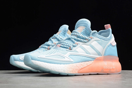 2021 Adidas ZX 2K Boost "Sky Tint Glow Pink" FY0636 For Sale 5 2021 Adidas ZX 2K Boost "Sky Tint Glow Pink" FY0636 For Sale - Image 3