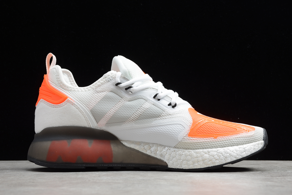 2021 Adidas ZX 2K Boost White/Orange-Black F38773 For Sale 4 2021 Adidas ZX 2K Boost White/Orange-Black F38773 For Sale - Image 2