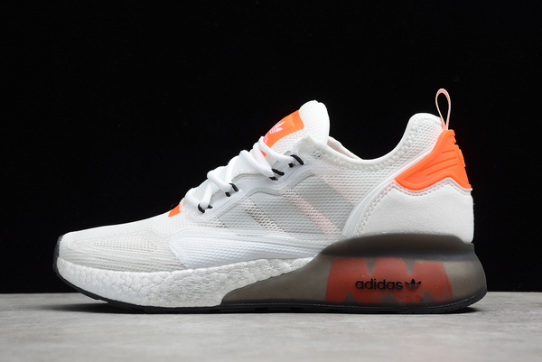 2021 Adidas ZX 2K Boost White/Orange-Black F38773 For Sale 3 2021 Adidas ZX 2K Boost White/Orange-Black F38773 For Sale