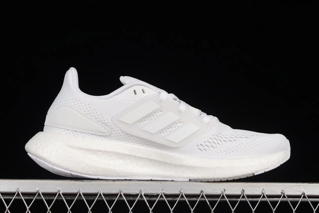 2022 Adidas GY4705 Pureboost 22 Crystal White For Sale 4 2022 Adidas GY4705 Pureboost 22 Crystal White For Sale - Image 2