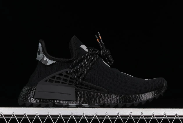 2022 Adidas Pharrell Human Race NMD Hu Trail Black BB7603 For Sale 4 2022 Adidas Pharrell Human Race NMD Hu Trail Black BB7603 For Sale - Image 2