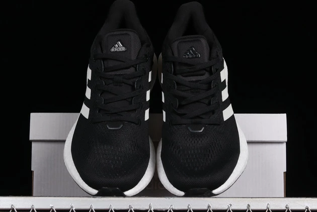 2022 Adidas PureBoost 21 Black/White Running Shoes GW4832 For Sale 5 2022 Adidas PureBoost 21 Black/White Running Shoes GW4832 For Sale - Image 3
