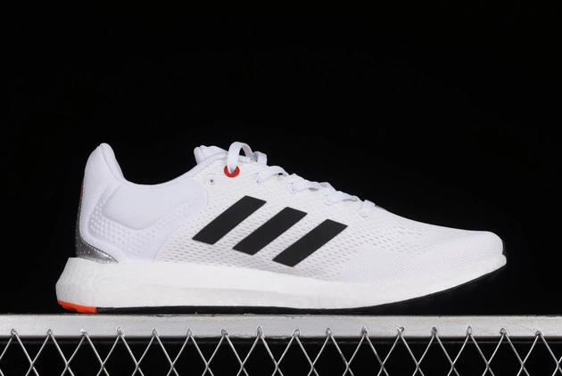 2022 Adidas PureBoost 21 White Solar Red GY5099 For Sale 4 2022 Adidas PureBoost 21 White Solar Red GY5099 For Sale - Image 2