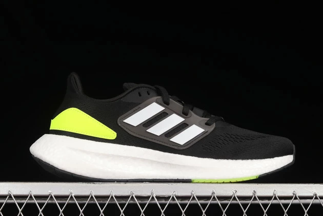 2022 Adidas PureBoost 22 White Solar Yellow HQ1449 For Sale 4 2022 Adidas PureBoost 22 White Solar Yellow HQ1449 For Sale - Image 2