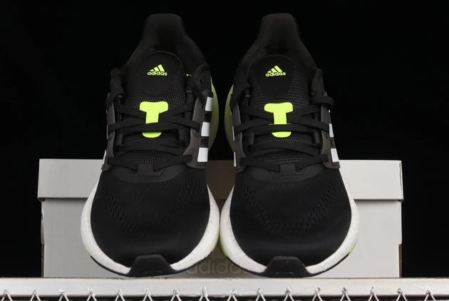 2022 Adidas PureBoost 22 White Solar Yellow HQ1449 For Sale 5 2022 Adidas PureBoost 22 White Solar Yellow HQ1449 For Sale - Image 3