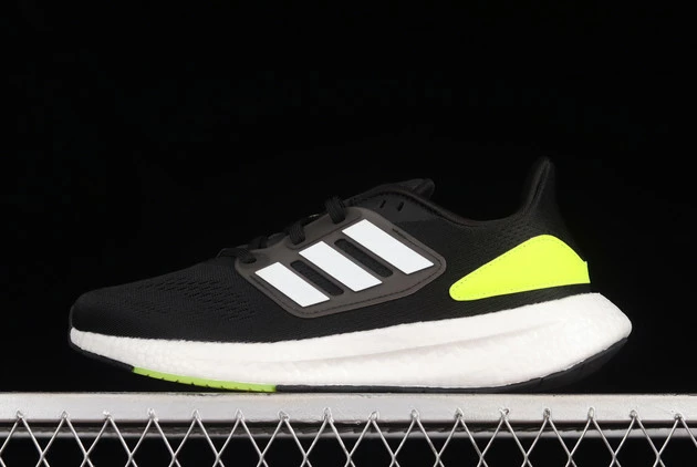2022 Adidas PureBoost 22 White Solar Yellow HQ1449 For Sale 3 2022 Adidas PureBoost 22 White Solar Yellow HQ1449 For Sale