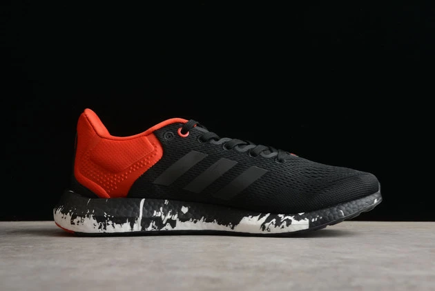 2022 Adidas Pureboost 21 Shoes Core Black/Grey Six-Vivid Red GV7702 For Sale 4 2022 Adidas Pureboost 21 Shoes Core Black/Grey Six-Vivid Red GV7702 For Sale - Image 2