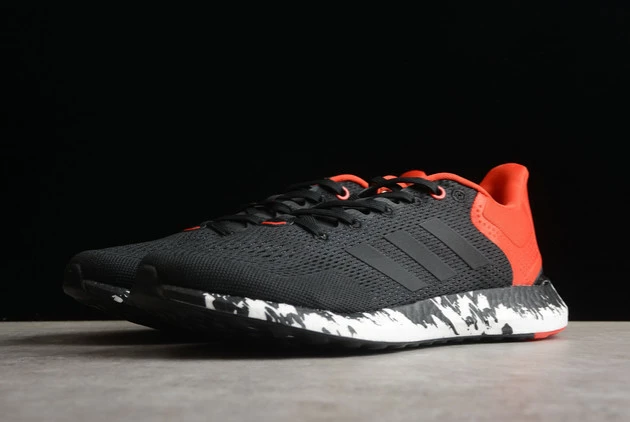 2022 Adidas Pureboost 21 Shoes Core Black/Grey Six-Vivid Red GV7702 For Sale 5 2022 Adidas Pureboost 21 Shoes Core Black/Grey Six-Vivid Red GV7702 For Sale - Image 3