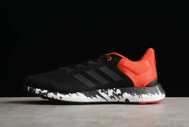 2022 Adidas Pureboost 21 Shoes Core Black/Grey Six-Vivid Red GV7702 For Sale 3 2022 Adidas Pureboost 21 Shoes Core Black/Grey Six-Vivid Red GV7702 For Sale