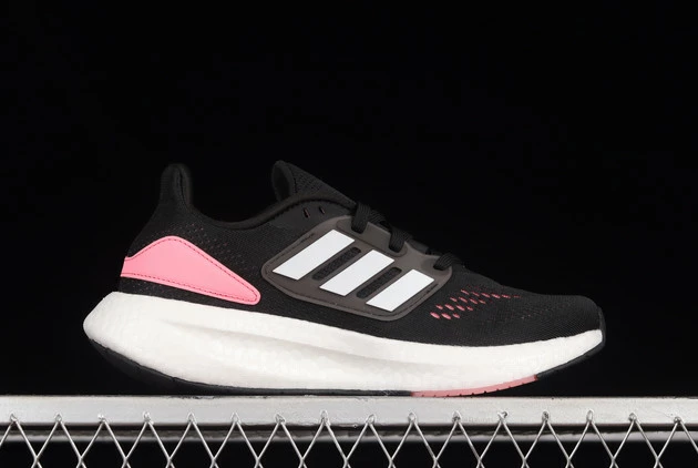 2022 Adidas Pureboost 22 Wmns Black Pink White HQ1458 For Sale 4 2022 Adidas Pureboost 22 Wmns Black Pink White HQ1458 For Sale - Image 2