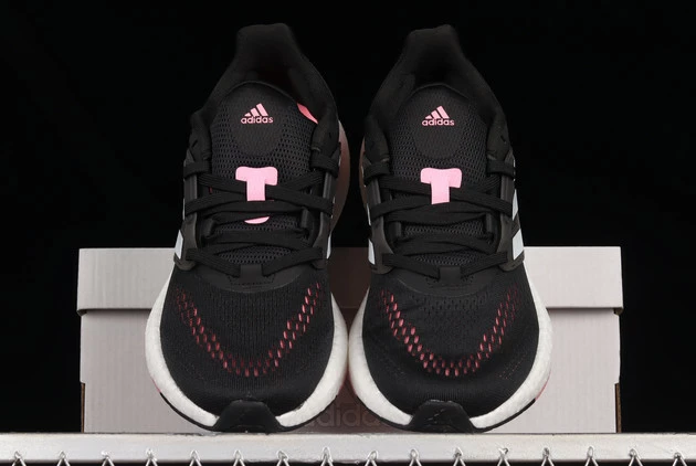 2022 Adidas Pureboost 22 Wmns Black Pink White HQ1458 For Sale 5 2022 Adidas Pureboost 22 Wmns Black Pink White HQ1458 For Sale - Image 3